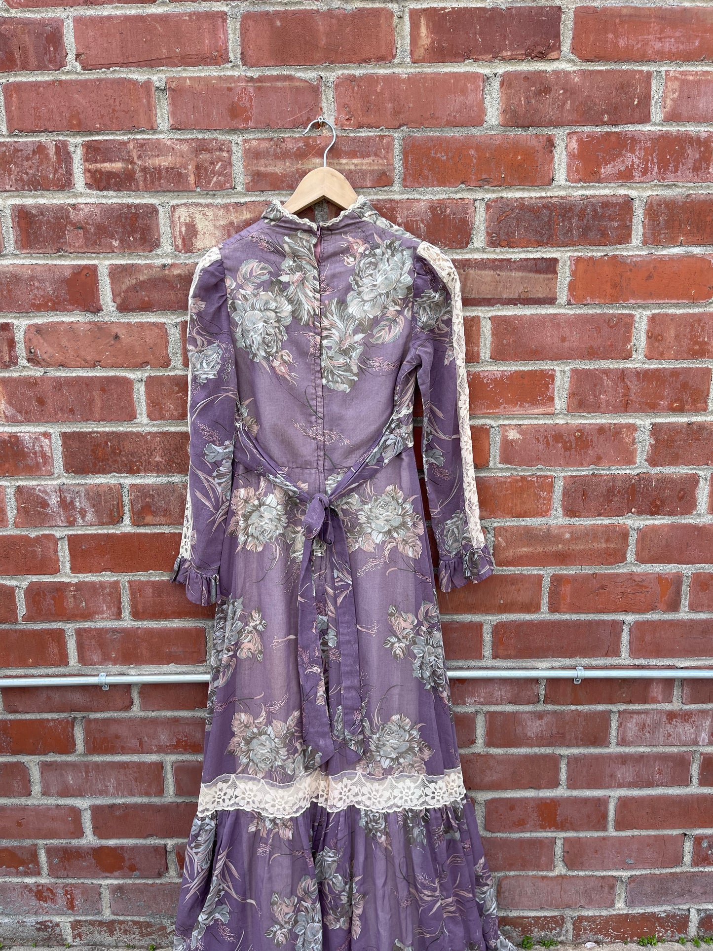 Gunne Sax Dress (Purple/Floral)