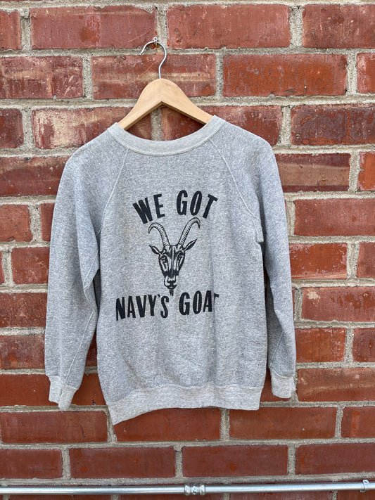 Navy's Goat Crewneck