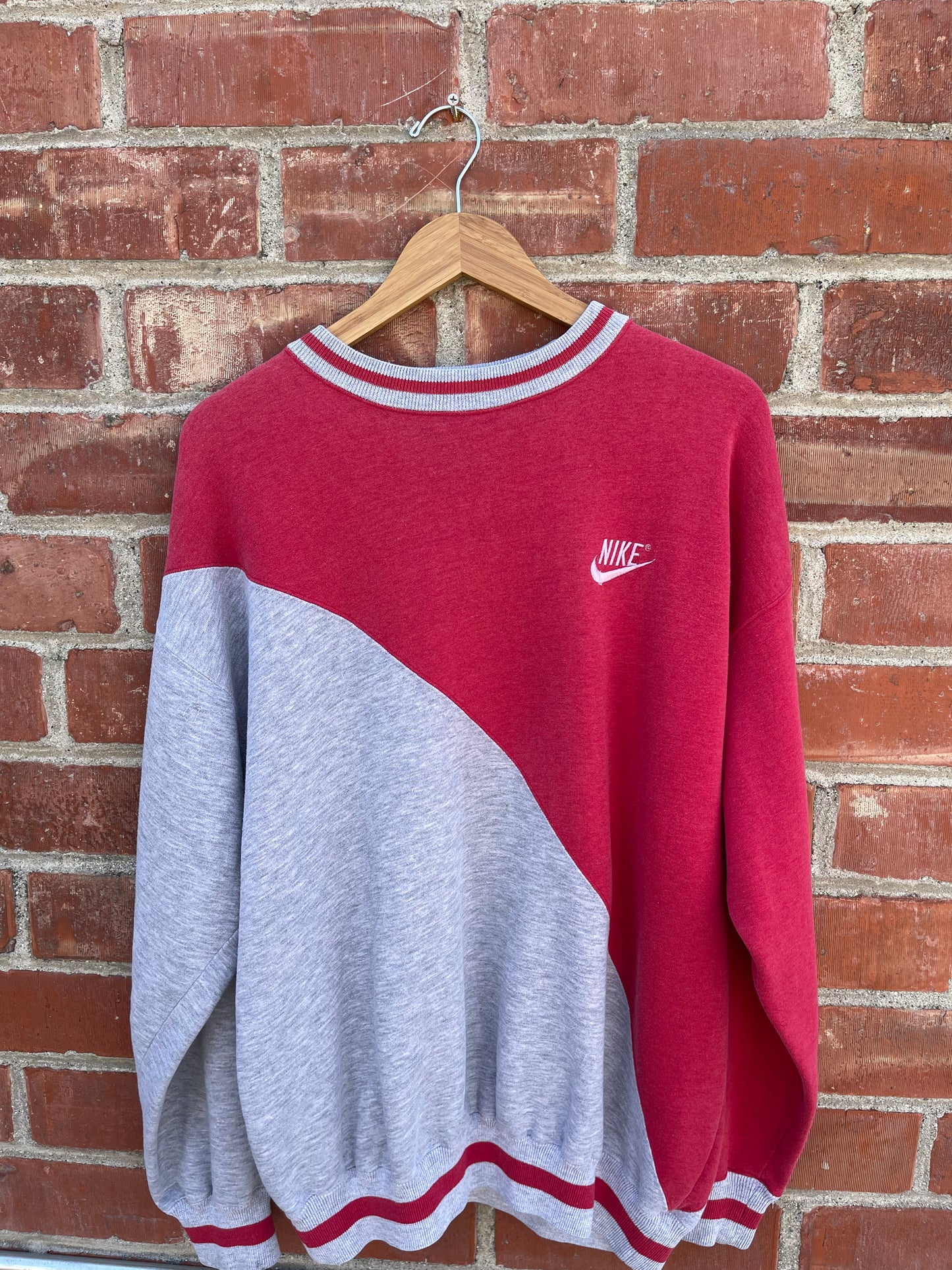 Red Nike Crewneck